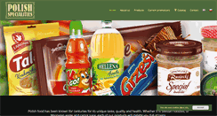 Desktop Screenshot of polishspecialities.com